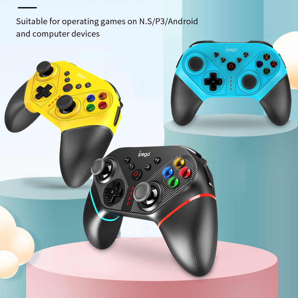 IPEGA PG-SW038A Wireless Bluetooth 6-Axis Vibration Gamepad Game Controller for Nintendo Switch/PS3/Android/PC IPEGA PG-SW038A Wireless Bluetooth 6-Axis Vibration Gamepad Game Controller for Nintendo Switch/PS3/Android/PC